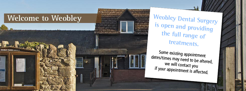 Welcome to Weobley Dental Surgery